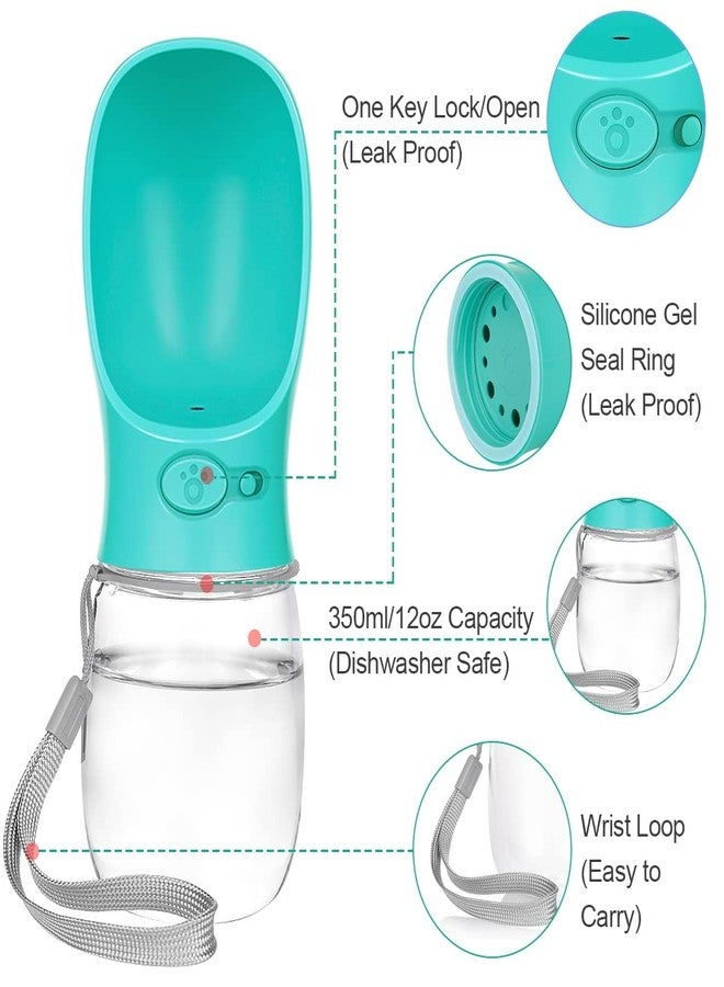 Zerolex Dog Water Bottle, 12OZ Portable Pet Water Bottle for Walking Leak Proof Puppy Dog Water Dispenser for Outdoor, Travel, Hiking - Image 4